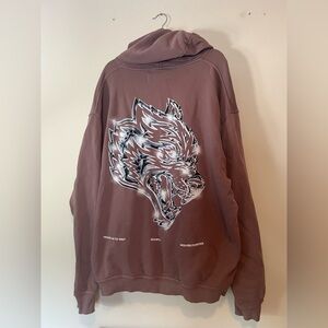 Darc Sport Hoodie with Wolf Graphic
